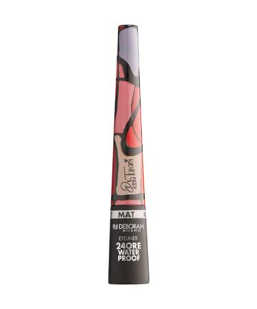 Deborah Milano Eyeliner 24 hours Waterproof Mat Painted by Paola Turani long stop and no transfer gives the eyes a defined and intensive finish black 2.9 g