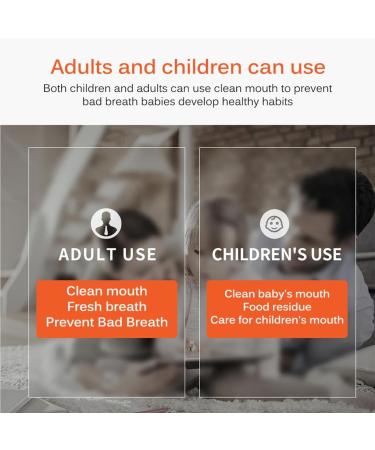 10 Set PP TPR Baby Tongue Cleaning Brushes - Reusable & Washable Oral Hygiene Tool with Dustproof Case - Healthy Care for Infants - Buy Online on GoSupps.com