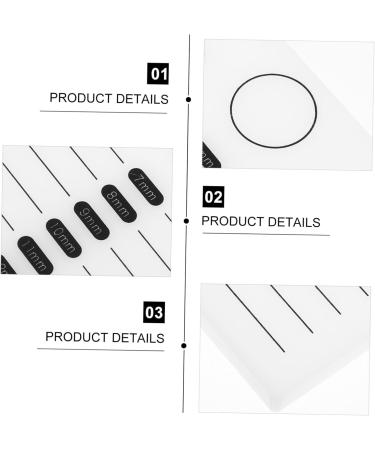 Beaupretty 1pc Eyelash Spacer Lash Extension Tools Ousehold Eyelash Grafting Plate for Salon Crystal Holder Grafting Pad Washers Eyelash Plate Accessories White Cosmetic Acrylic - Buy Online on GoSupps.com
