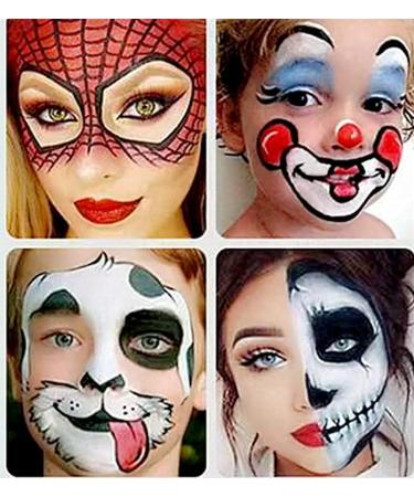 Go Ho Cream Red Face Paint Stick (1.06 Oz) - Ideal for Halloween Cosplay, Joker Clown SFX Makeup - Waterproof Formula for Adults & Children - Buy Online on GoSupps.com