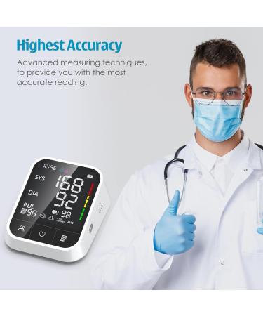 Blood Pressure Monitors CE Approved UK - Blood Pressure Monitor Upper Arm for Home Use Blood Pressure Machine with BP Cuff LED Backlight Display Heart Rate Detection 2x99 Records Cuff 22-42cm - Buy Online on GoSupps.com