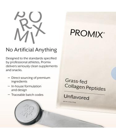 Promix Collagen Peptides 2.5lb Bulk - Hydrolyzed Protein for Skin, Bones & Joints - Unflavored for Shakes, Smoothies & Baking - Buy Online on GoSupps.com