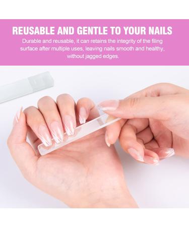 Acrylic Nail Clipper 5 in 1 Kit with Glass Nail File - Professional Manicure Pedicure Tools for Finger Toe Nails - Rainbow - Buy Online on GoSupps.com