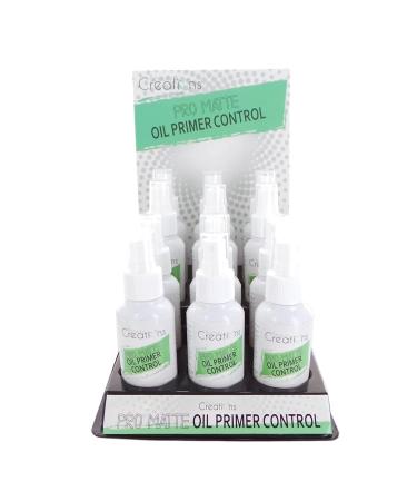 Beauty Creations Pro Matte Oil Primer Control Spray Display Set 12 Pieces 2.9 Pounds