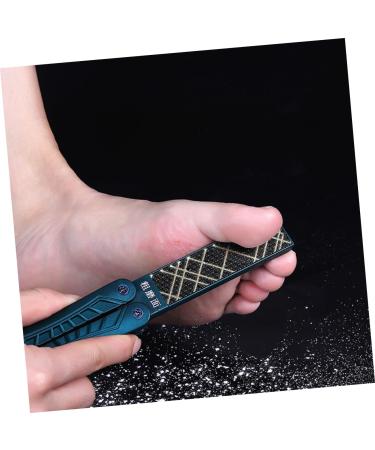 Healeved 1pc Foot File Pedicure Tool Foot Care Tool Refreshing Foot Skin Tool Dry and Wet Feet Tool Dead Skin Remover Dual Purpose Pedicure Stone Foot Rubbing Board Ultra-White Glass - Buy Online on GoSupps.com