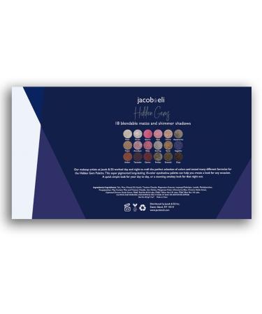 Hidden Gems Eyeshadow Palette - 18 Super Pigmented Shades in Matte, Shimmer, and Duochrome Finishes - Professional Quality, Buttery Soft, Long Lasting - Buy Online on GoSupps.com