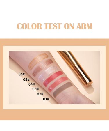 DAGEDA Shimmer Liquid Highlighter Stick - Waterproof Face & Body Makeup (#04 Light Pink) - Buy Online on GoSupps.com