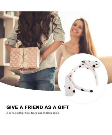 Valiclud Dalmatian Brown Rabbit Ears Headband - Cute Cartoon Dog Ears for Pet Parties & Christmas Costumes - Buy Online on GoSupps.com