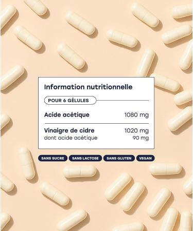 Archie G lules Vinaigre de Cidre Biologique avec Acide Ac tique - Naturel vegan sans gluten sans sucre. Cure de 1 mois. 60 capsules. Made in France. - Buy Online on GoSupps.com