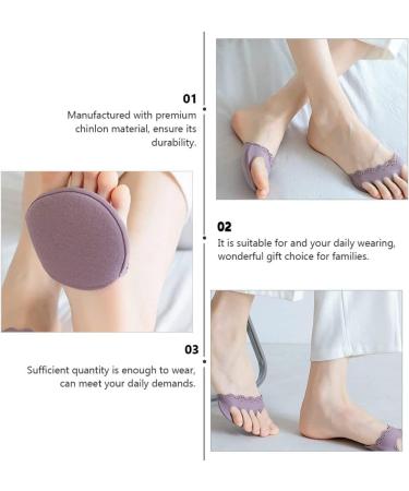 5 Pairs Socks Shoe Cushion for Ball of Foot Metatarsal Pads Foot Pad for Metatarsal Sleeve Running Insoles for Women Metatarsal Toe Pads Half 5 Toe Woman Sports Support Pad Nylon - Buy Online on GoSupps.com