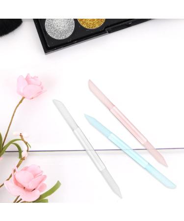 Shop WLLHYF 3-Piece Glass Cuticle Pusher Set - Dual-Ended Manicure Tools for Nail Care (Blue Pink Transparent) | International Shipping Available - Buy Online on GoSupps.com