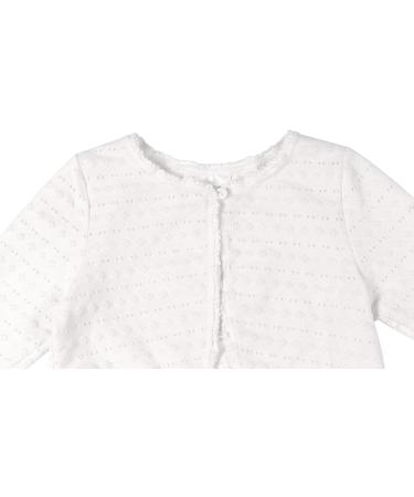 Bonny Billy Girls Knitted Cotton Cardigan Shrug - 4-5 Years, Pure White - Buy Online on GoSupps.com