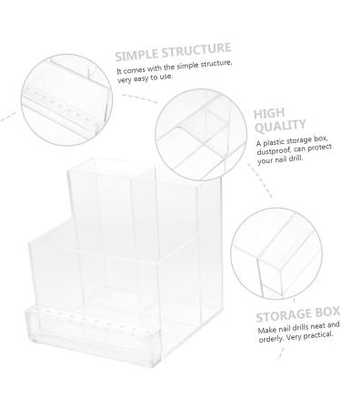 POPETPOP 2 Pcs 13 Storage Rack Nail Grinding Portable Nail Organizers and Storage for Nail Tech Manicure Drill Bit Holder Black Nail Drill Holder Nail Brush Manager Plastic Clean 10.3x9.7cmx2pcs As Shownx2pcs - Buy Online on GoSupps.com