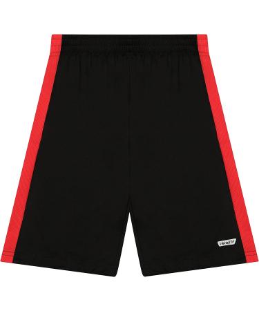 Hind Boys 3-PC Athletic Set - Red-Black, Size 10 | Performance T-Shirt, Shorts, Joggers - Buy Online on GoSupps.com