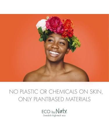 Eco by Naty Large Liners - 28 Pack, Plant-based, Vegan, 0% Plastic - Buy Online on GoSupps.com
