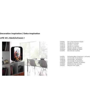 Biorb 46073 Horn Coral L - Dark Red Large Aquarium Decoration | Natural & Artificial Plastic Coral | Easy to Clean for Freshwater & Saltwater Tanks - Buy Online on GoSupps.com