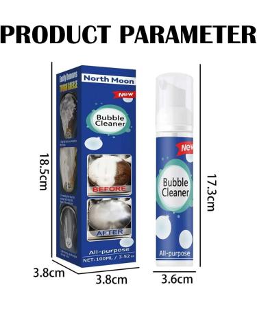 100ml Foaming Heavy Oil Stain Cleaner Strong Stain Removing Foaming Cleaner Stubborn Oil And Dirt Removing Foaming Spray All Purpose Kitchen Foaming Cleaner For Kitchen Oven Stove Grill - Buy Online on GoSupps.com