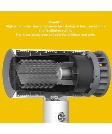 Cordless Hair Dryer High Speed Hair Dryer Compact Low Noise Hairdryer with Fast Drying USB 15600mAh Rechargeable Portable Hair Dryer for Travel Home Dormitories - Buy Online on GoSupps.com