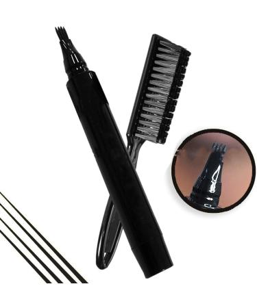 Buy Luejnbogty 2pcs Beard Pen & Brush Set Mustache Dyeing & Shaping Tools Black Beard Enhancer for Men Worldwide Shipping - Buy Online on GoSupps.com