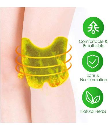 Utapossin Knee Pain Relief Patch - 12 Pcs Knee Cheek Paste & Sticker for Injury Relief & Improved Blood Circulation - Buy Online on GoSupps.com