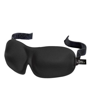 9.5" Solid Black Smooth Unisex Sleep Mask