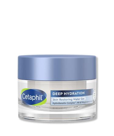 Cetaphil Deep Hydration Water Gel  1.7 oz - 72hr Face Moisturizer for Dry  Sensitive Skin with Hyaluronic & Polyglutamic Acid  Fragrance-Free - Buy Online on GoSupps.com
