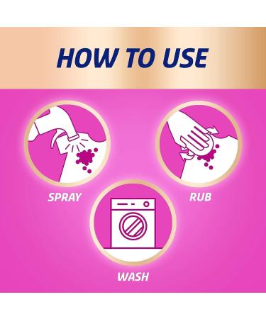 Vanish Oxi Action Pre-Treat Fabric Stain Remover Spray - 500ml | Chlorine Bleach Free Formula | Effective on 100+ Stains | Safe on Everyday Fabrics | Floral Scent - Buy Online on GoSupps.com