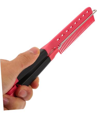 Angoily Folding Styling Comb - Smooth Straightener Hair Tool & Salon Wisking Comb for Women | Multipurpose Alloy Design | 23.5X3X2CM - Ideal for Shower & Everyday Use - Buy Online on GoSupps.com