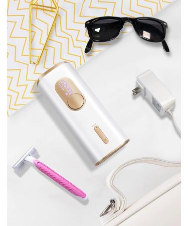 Gollerry Mrs IPL Laser Hair Removal Device | Permanent Hair Removal for Women | Sapphire Ice-Cooling IPL | FDA Cleared | 999999 Flashes | Home Use - Buy Online on GoSupps.com