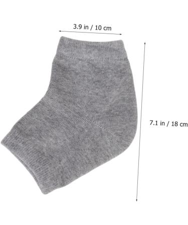 Healeved 2 Pairs Anti-Crack Socks Cracked Heel Socks Gel Heel Sleeves Heel Protector Socks Gel Lined Socks Mens Sock Ankle Socks Gel Socks Men and Women Pink Casual Socks Moisturizing - Buy Online on GoSupps.com