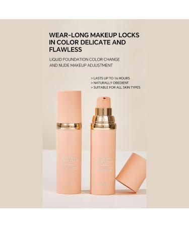 Color-Changing Foundation | Lightweight Foundation 30ml | Natural Look Skin Corrector for Girls | Quick Routine - Buy Online on GoSupps.com