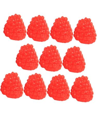ibasenice 48 Pcs Simulation Fruit Model Photo Prop Desktop Fruit Ornament Simulation Raspberry False Raspberry Decor Lifelike Raspberry Model Pvc Artificial Child Fake Fruit Red 2.30X1.50X1.50CMx3pcs 1 - Buy Online on GoSupps.com