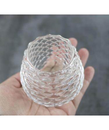 Pine Cone Glass Razor Holder for Safety Razors, Toothbrush, Toothpicks & Floss Picks - Buy Online on GoSupps.com