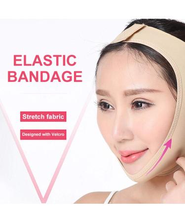 Elastic V-Line Face Slimming Bandage - Kinnbacke Lift Up Belt for Women | Anti-Folding Facial Tools | Shop Internationally - Buy Online on GoSupps.com