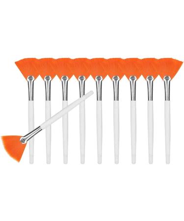 Exquisite Soft and Elastic Fan-Shaped Comfortable Facial Mask Brushes Facial Mask Applicator Brushes for DIY Facial Masks Beauty Salons - Buy Online on GoSupps.com