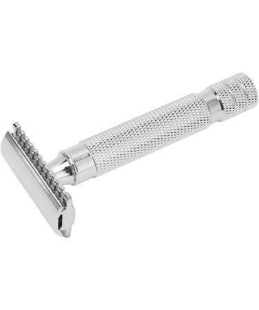 Nikou Ergonomic Grip Classic Safety Razor - Anti-Rust Hand Razor for Men | Perfect Travel Gift for Home Hairdressers - Buy Online on GoSupps.com