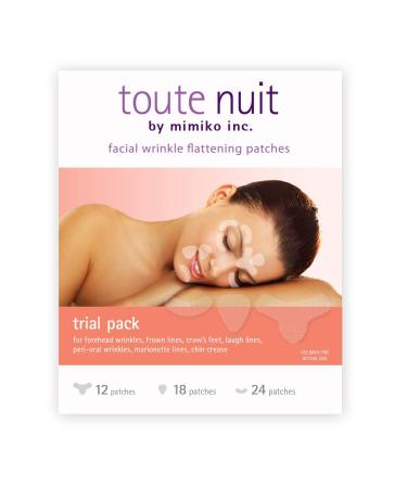 Toute Nuit Wrinkle Patches Face Tape Trial Pack - 3 Shapes Forehead Around Eyes and Lips - 54 Patches - Buy Online on GoSupps.com