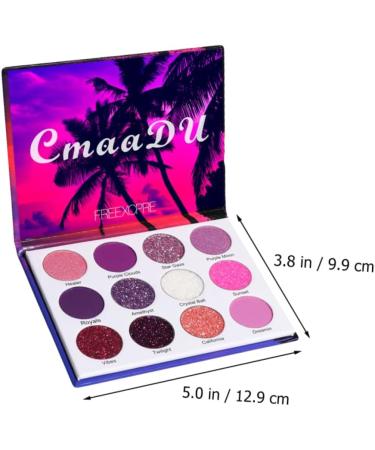 Balacoo 2 Boxes Eyeshadow Palette Glitter Eye Shadow Eyeshadow Powder Eyeshadow Pallet Makeup Palette Woman 1 count (Pack of 1) Colorfulx2pcs - Buy Online on GoSupps.com