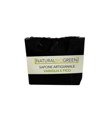 Naturalbiogreen Handmade vanilla and white fig scented soap 100g