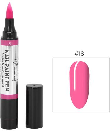 Nail Gel Polish Pen Bright Color Safe Nail Polish Pen Reliable Functional for Nail Salons(18) - Buy Online on GoSupps.com