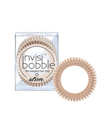 Invisibobble slim hair tie bronze me pretty i 3x thin hair tie bronze for girls & women i elegant look & strong stop i designed in the heart of Munich bronze wire - Buy Online on GoSupps.com