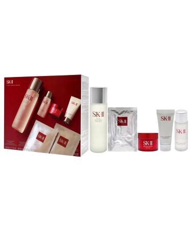Buy SK-II Pitera 6-Piece Set - Cleanser Lotion Essence Cream & Masks | International Shipping Available - Buy Online on GoSupps.com