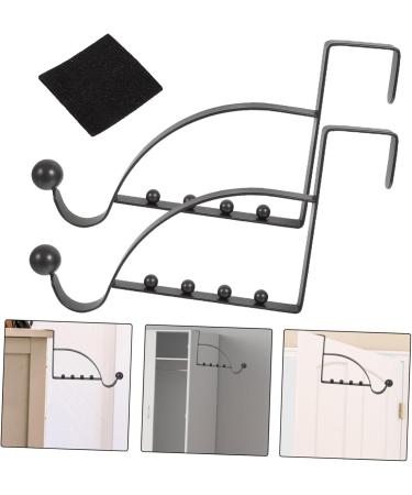 CHILDWEET Over Door Hanger 2pcs Storage Hook Behind The Door Ganchos para Colgar Over Door Valet Hook Punch Hook - Buy Online on GoSupps.com