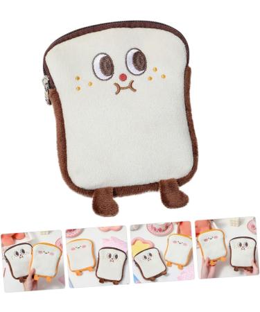 Lurrose Aunt's Towel Storage Bag | Plush Purse for Feminine Hygiene Products | Period Bag with Zipper Closure | Cute and Convenient Storage Solution 15.4X12.2CM - Buy Online on GoSupps.com