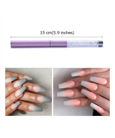 SILPECWEE 3Pcs Ombre Nail Brush Set - Acrylic Nail Art Gradient Brushes with 4pcs Replaceable Sponge Heads - Upgrade Your Nail Art Tools! - Buy Online on GoSupps.com
