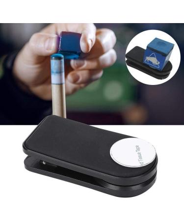 Heitune Portable Mute Billiard Chalk Holder Clip - Professional Snooker Accessory - Black | International Shipping Available - Buy Online on GoSupps.com