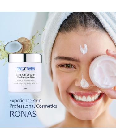 Ronas Stem Cell Coconut Rebalance Balm | Anti-Aging Cream & Moisturizer for Face & Neck | Korean Skin Care with Shea Butter & Coconut Oil - 3.3 Fl Oz - Buy Online on GoSupps.com