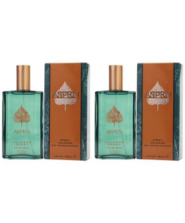 ASPEN by Coty COLOGNE SPRAY 4 OZ (Package Of 2)
