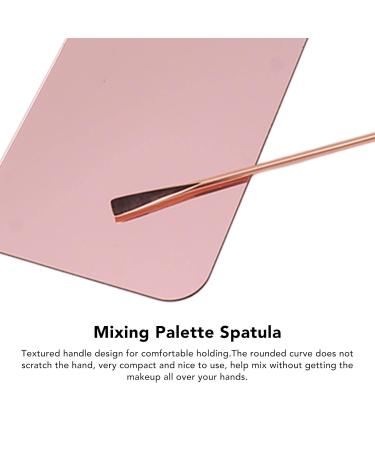 Buy Makeup Palette - Stainless Steel Mixing Plate with Spatula for Nail Art & Cosmetics | International Shipping - Buy Online on GoSupps.com