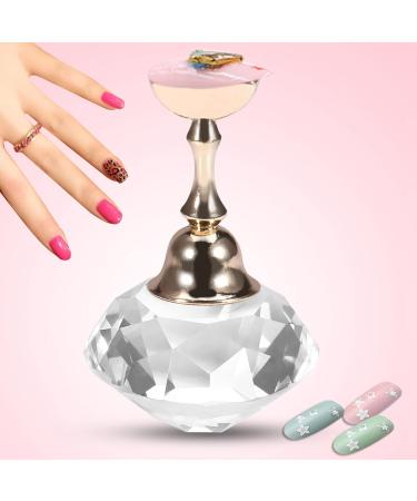 4 Nail Art Practice Stand Magnetic Nail Tip Practice Stand Nail Art Display Base Alloy Holder Nail Art Display Stand Manicure Tool (Spherical White Crystal + 1 Base) Spherical white crystal + 1 base Spherical white crystal + 1 base - Buy Online on GoSupps.com